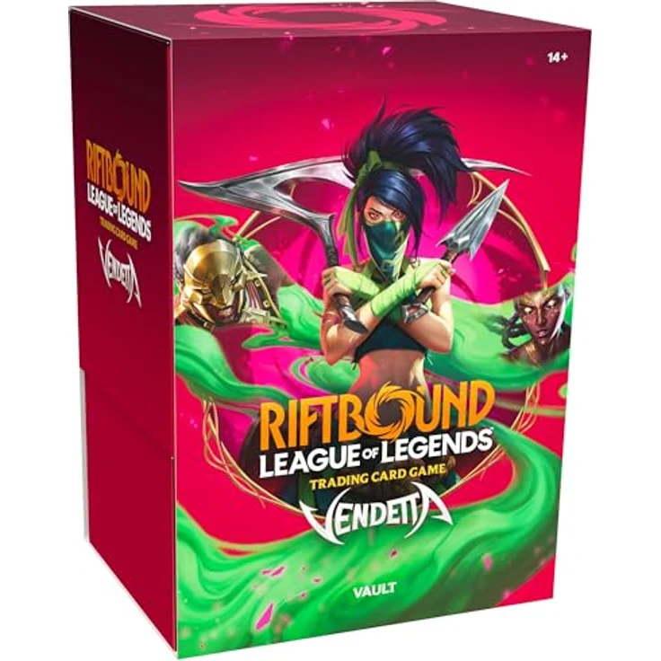 RIOT GAMES Riftbound Vendetta Vault, Sammelkartenbundle mit 6 Boosterpacks, 36 Runen und 3 Full-Art Token-Karten – Bild 9