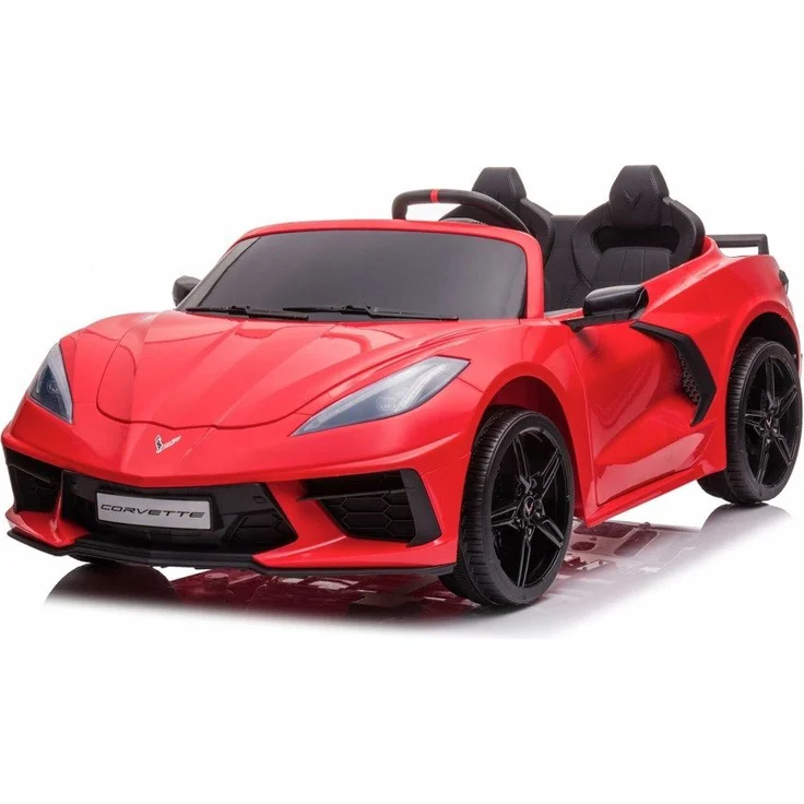 OTTO Elektro-Kinderauto Corvette 12v, 2-Sitzer, LED+Audio, rot