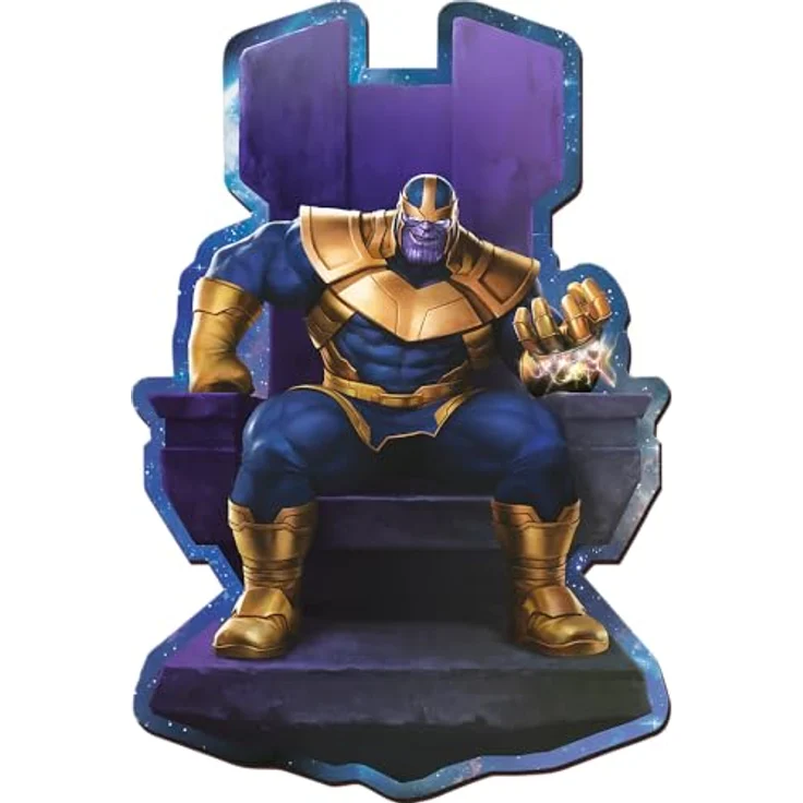 Trefl 20184 Woodcraft Marvel Avengers Konturenpuzzle aus Holz, Mehrfarbig – Bild 2
