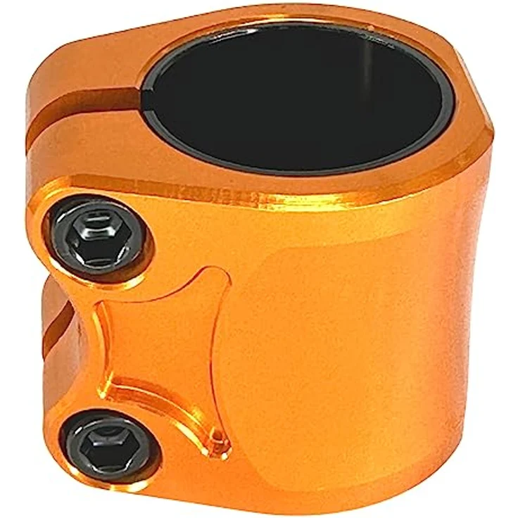 Fantic26 Stuntscooter Fantic26 Twinlock Stunt-Scooter Double Clamp 32/35 Orange, Leichte Aluminium Klemme mit Shim Converter – Bild 4