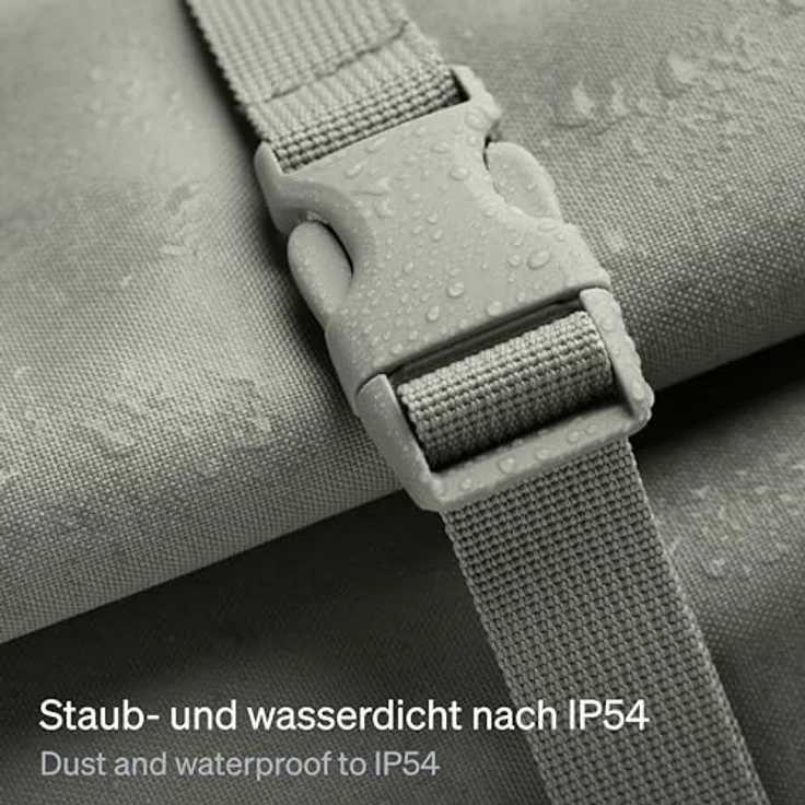 Got Bag Wanderrucksack ROLLTOP 2.0, 31 l Volumen, herausnehmbare Laptopsleeve für 15 Zoll, ergonomische Schultergurte, Magnetverschluss, gepolsterter Rücken, schwarz – Bild 6