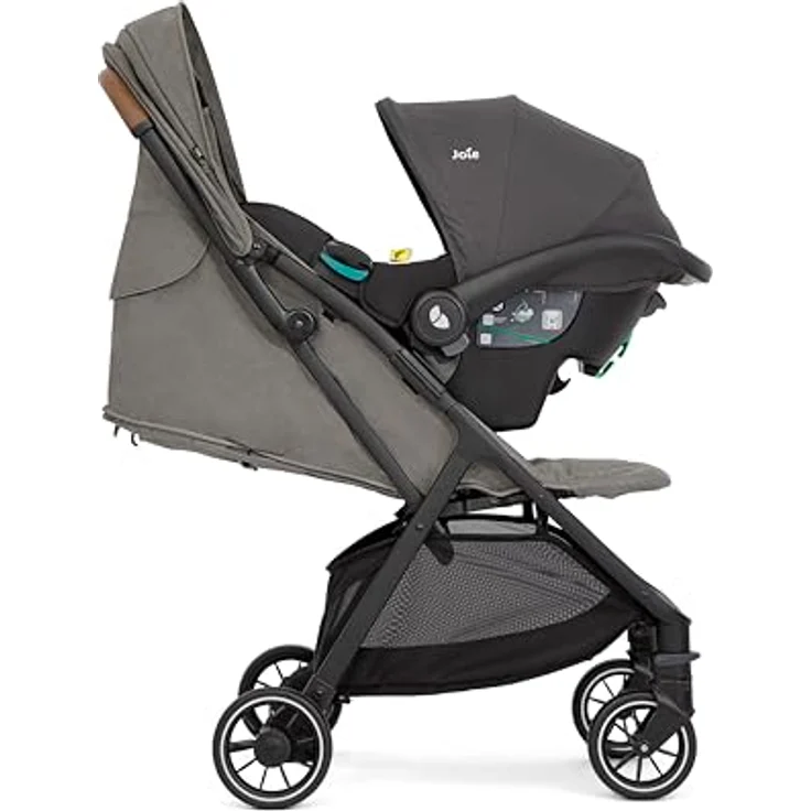 Joie Reisebuggy & Sportwagen Pact Pro - Pebble, bis 22 kg belastbar, nur 6,3 kg leicht, Liegeposition, inkl. Transporttasche, Adapter & Regenschutz, Gratis Mobilitätsgarantie – Bild 9