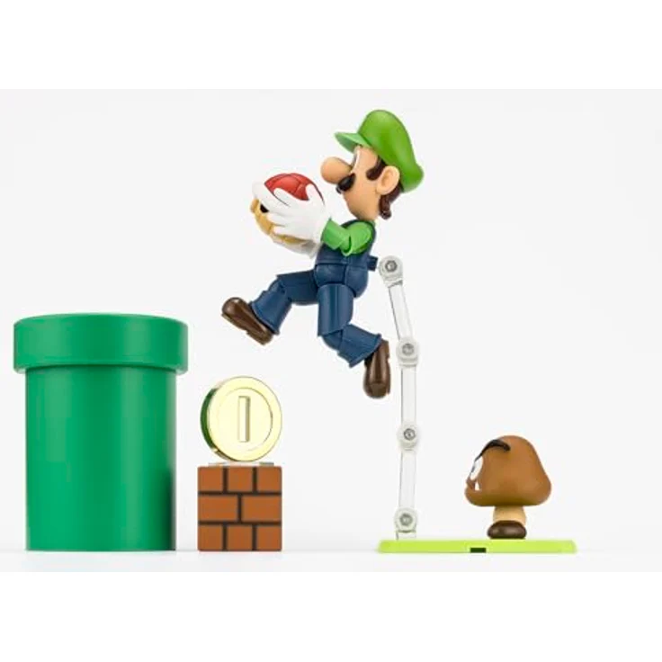 Bandai S.H.Figuarts Actionfiguren-Zubehör Super Mario, Playset für kreative Inszenierungen von Sammelfiguren – Bild 5