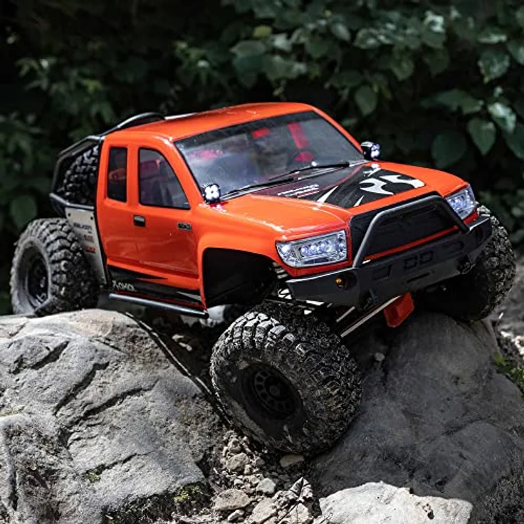 Axial RC Truck 1/6 SCX6 Trail Honcho 4X4 Rock Crawler RTR, Red - Zwei-Gang-Metallgetriebe und Spektrum Smart 3-Kanal-Fernsteuerung – Bild 5