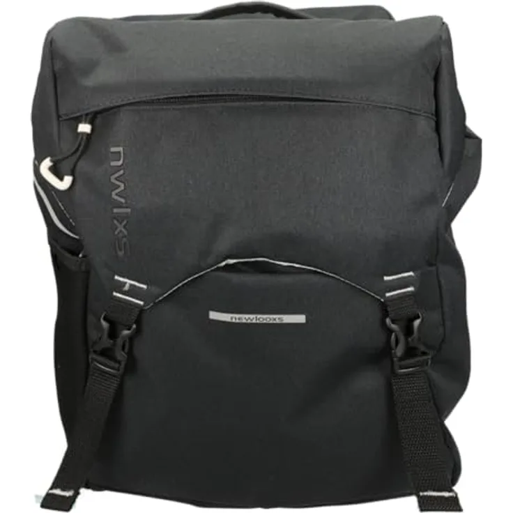 New Looxs Sports Double Racktime Dubbele Fietstas, Black, 32 Liter