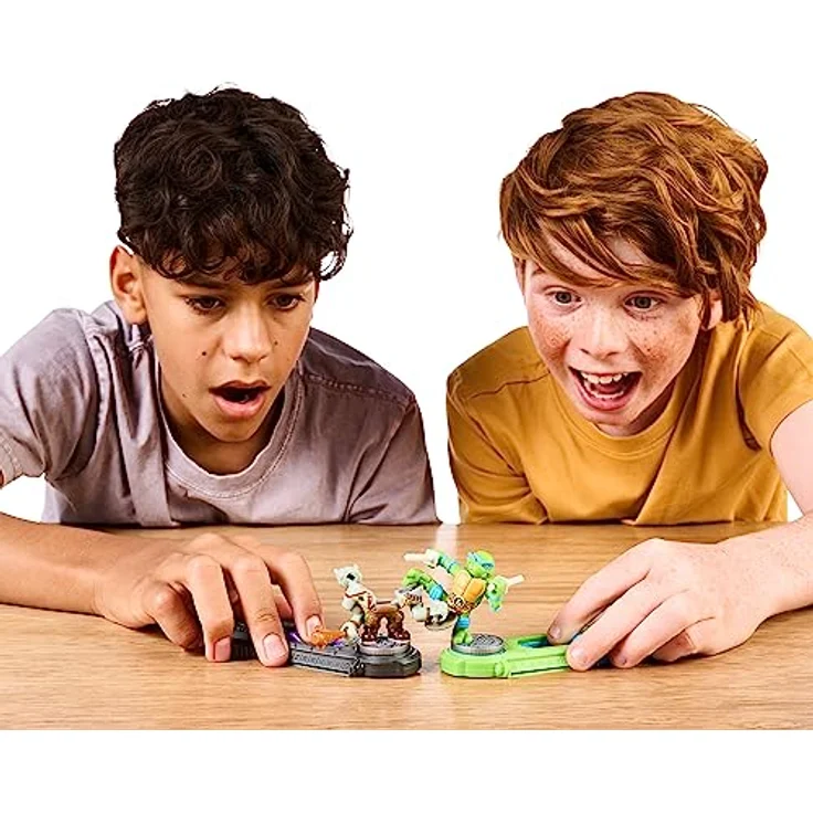 Big Buy Cooking Teenage Mutant Ninja Turtles Legends of Akedo: Michelangelo vs Evil Bepop, Kampffiguren-Set mit 2 Figuren, bunt, 4 Stücke, für Kinder ab 6 Jahren – Bild 4