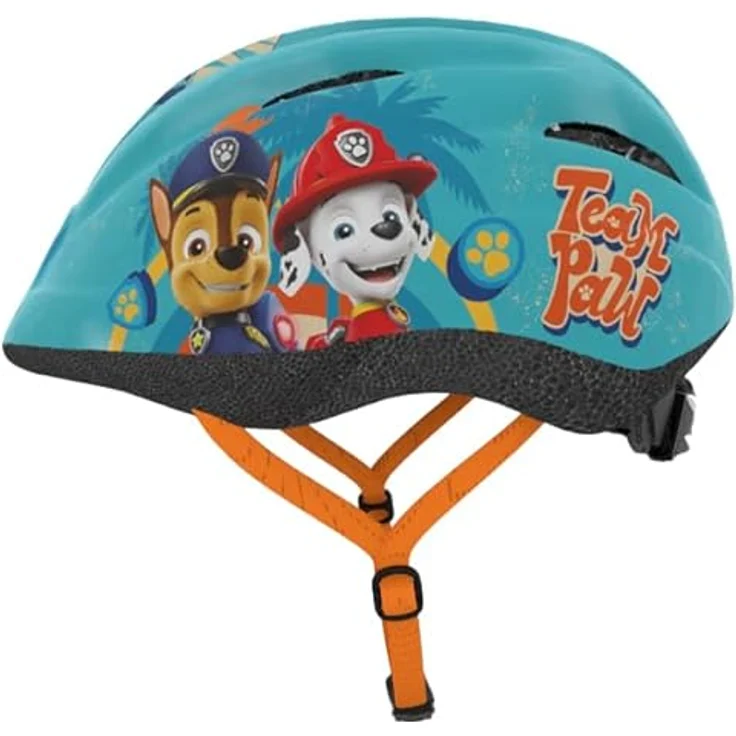 Seven Polska Kinder Fahrradhelm PAW PATROL BOYS, grünblau, 48-52cm, Chase, Rubble, Marshall, leichter Helm mit stoßabsorbierendem EPS-Schaum, für Kinder 2-5.5 Jahre – Bild 5