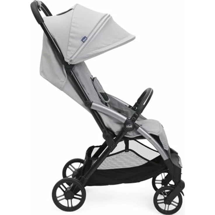 Chicco Goody XPlus Kinderwagen, Selbstfaltend mit High-End Wheels, Perlgrau – Bild 2