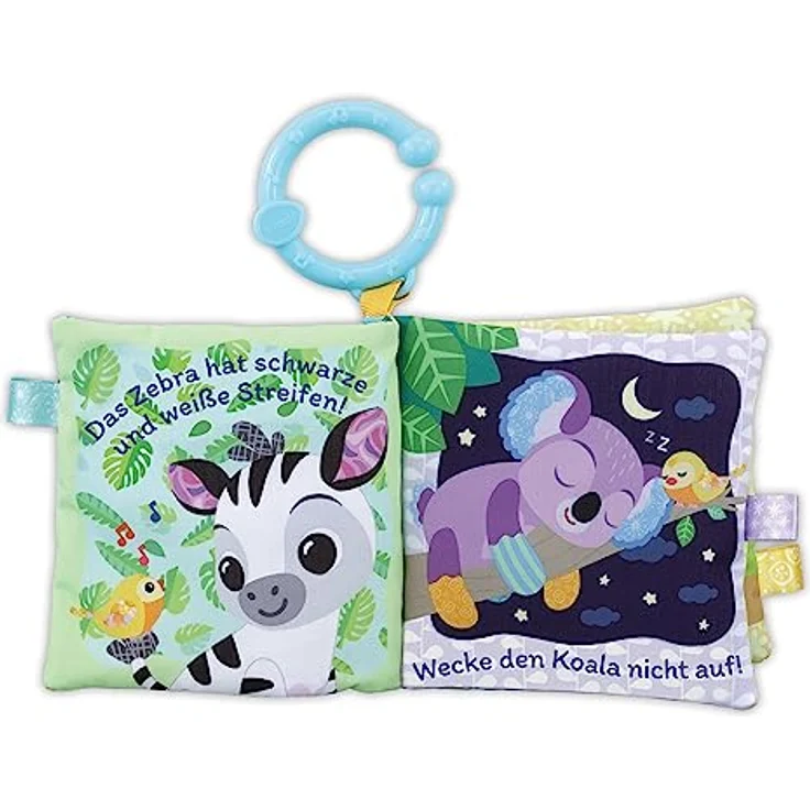 VTech Baby - Babys Tierfreunde-Geschenkset aus recyceltem Plüsch, mit singendem Vogel und Zebrarassel - Für Kinder von 0-24 Monaten – Bild 4