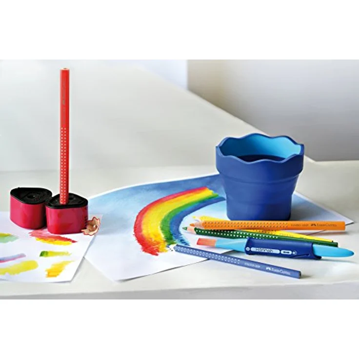 Buntstift Jumbo Grip schwarz Faber-Castell – Bild 2