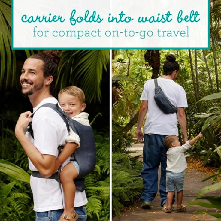Infantino Fold N Go 2in1 Babytrage, klappbar und vielseitig einsetzbar – Bild 7