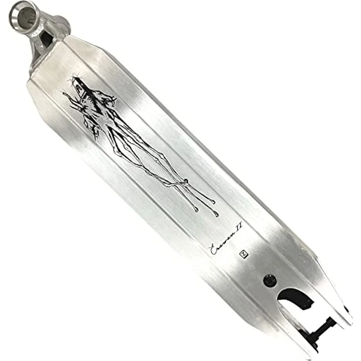 Ethic DTC Erawan V2 Stunt-Scooter Deck 54cm Silber - Aluminium 6061, T6 Wärmebehandlung, Nylon V2 Bremse, 110mm/120mm einstellbar – Bild 3