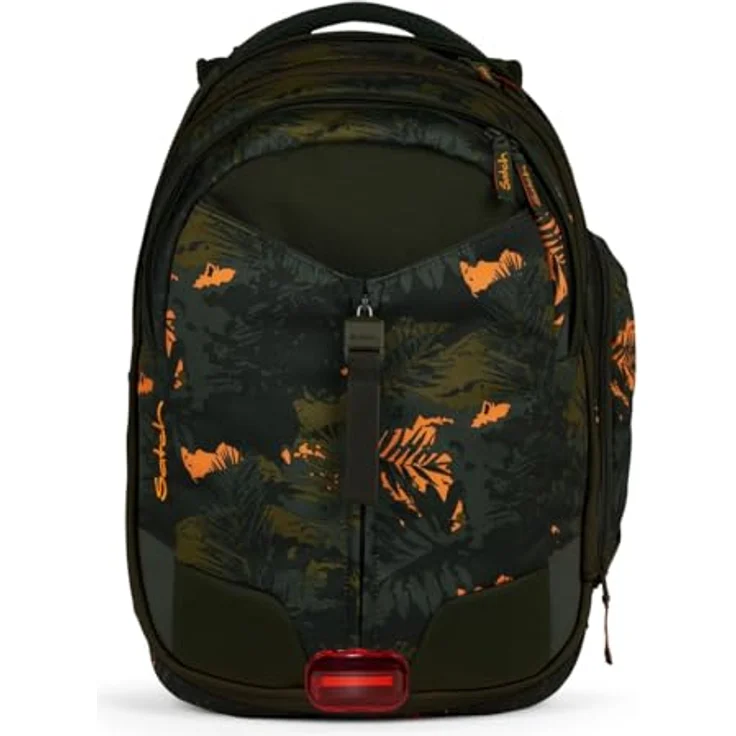 satch Match Schulrucksack Jurassic Jungle Einzeln, Ergonomisch, Reflektierend, 2 Hauptfächer, 1 Organizerfach – Bild 4
