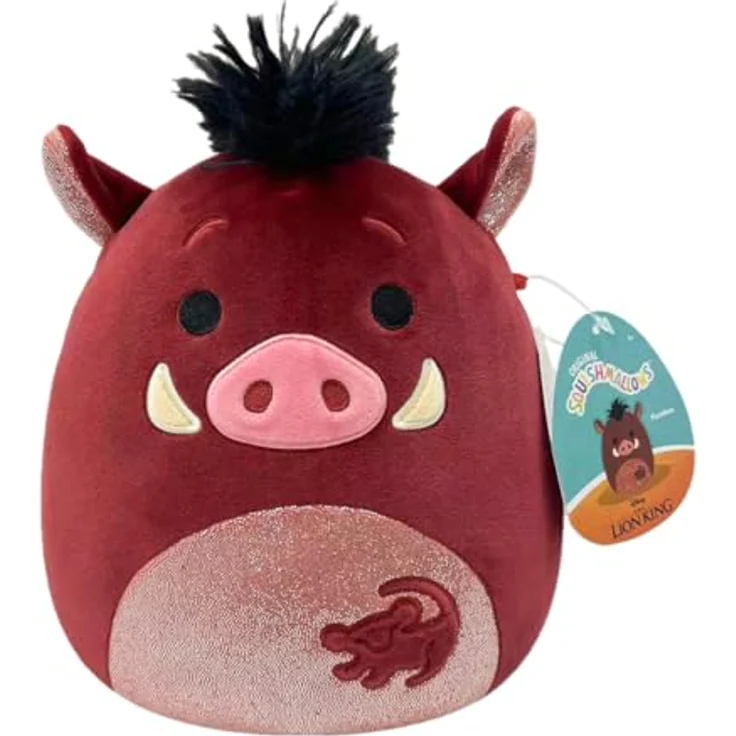 Squishmallows SQDI00552 - Pumba 20 cm, offizielles Jazwares Plüsch, superweiches Kuscheltier, König der Löwen Edition – Bild 1