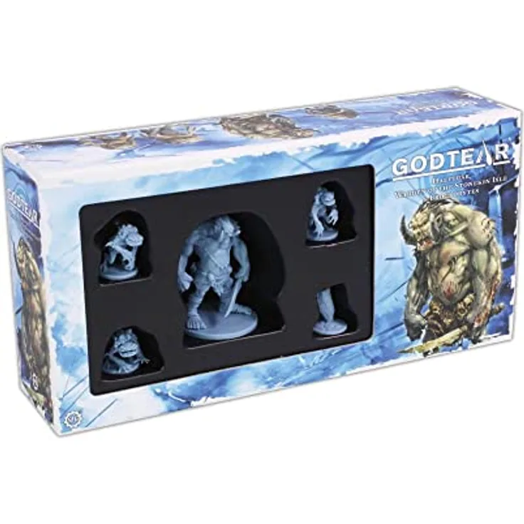 Steamforged Games Halftusk - Warden of the Stonekin Isle, EN-Erweiterung für Godtear, Tabletop-Kampfspiel für 2 Spieler mit detaillierten Miniaturen