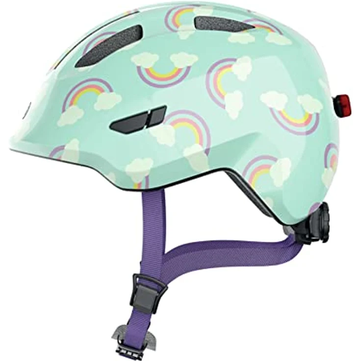 Abus Smiley 3. 0 LED Helm Blue Rainbow – Bild 4