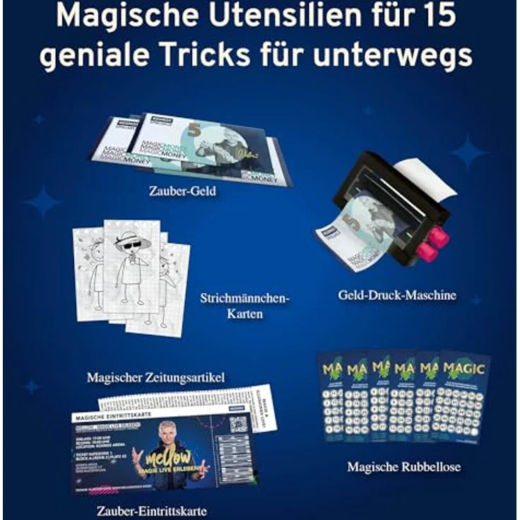 Kosmos Magic to go - 15 clevere Zaubertricks mit Mellow für Kinder ab 8 Jahren – Bild 4