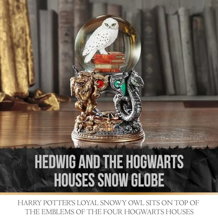 Nemesis Now Harry Potter Hedwig Schneekugel, detailreich gestaltete Sammlerfigur, 18,5 cm – Bild 3