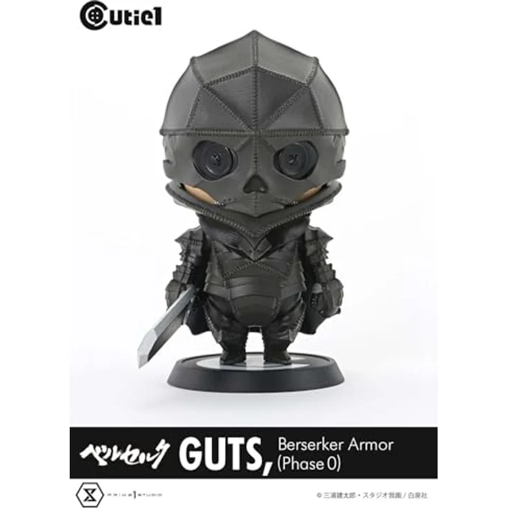 Prime 1 Studio Berserk Cutie1 PVC Figur Guts Berserker Armor (Phase 0), 12 cm, detailreiche Darstellung für Sammler ab 16 Jahren – Bild 2