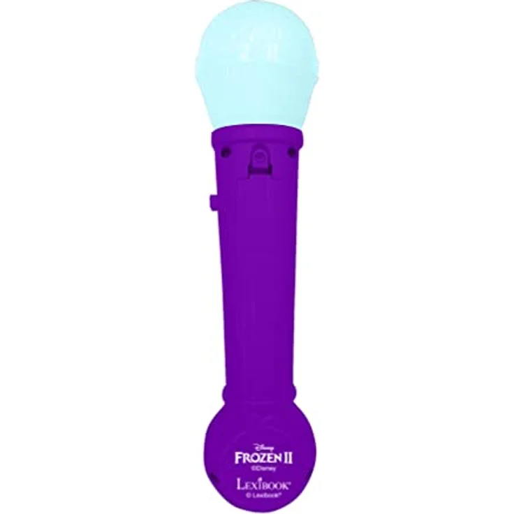 Lexibook MIC80FZ Frozen Leuchtendes Kindermikrofon, Musikspiel, integrierter Lautsprecher, Lichteffekte, inkl. Demo-Melodien, lila/blau – Bild 3