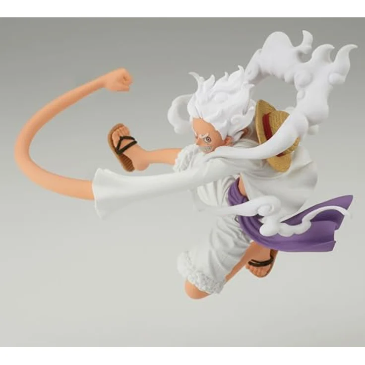 Banpresto Monkey D. Luffy Gear5 Actionfigur, 13 cm, Battle Record Collection, PVC, Mehrfarbig – Bild 2