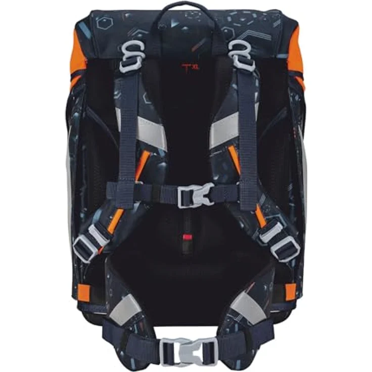 Scout Alpha DIN Space Data, ergonomischer Schulranzen mit 20 Litern Volumen, höhenverstellbarem Tragegurtsystem und abnehmbarem Hüftgurt – Bild 4