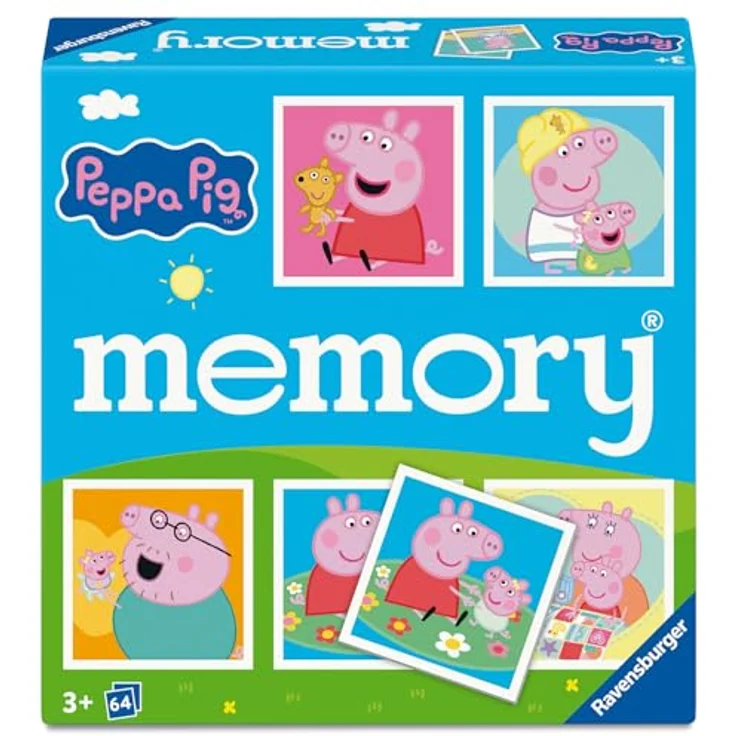 Ravensburger memory® Peppa Pig 25086, Merkspiel mit 32 Kartenpaaren, altersgerecht für die ganze Familie – Bild 5