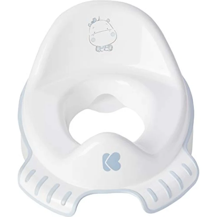 Kikkaboo Toilettenaufsatz Hippo, anatomisch geformter Baby-Toilettensitz mit Spritzschutz, 14 cm, rutschfeste Silikonbasis, leicht zu reinigen, geeignet ab 18 Monaten – Bild 2