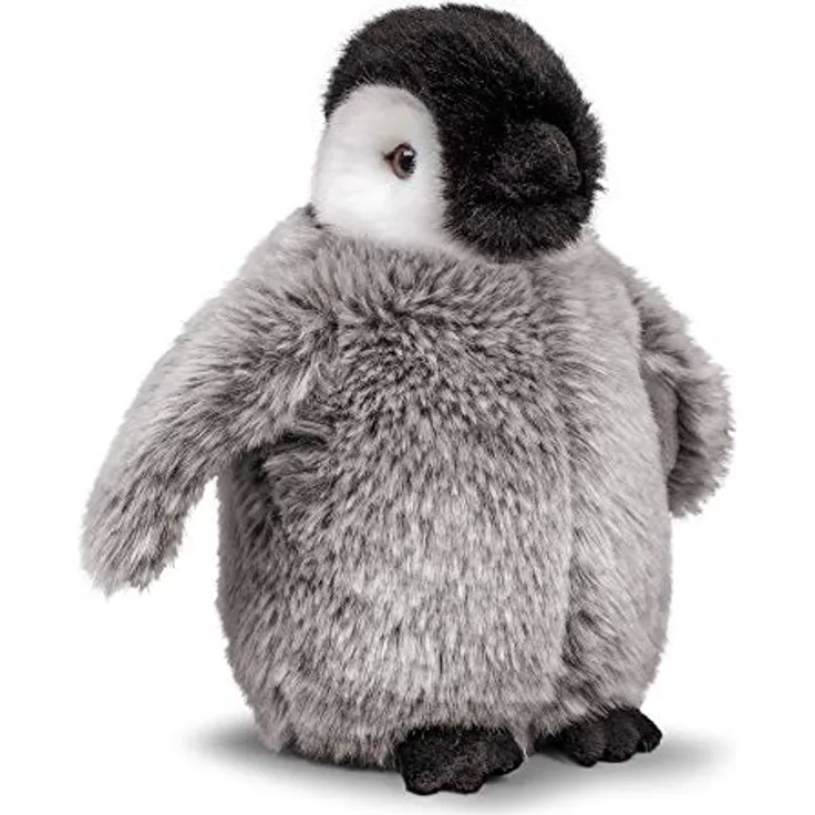 Animigos Plüschtier Pinguin Baby, Stofftier im realistischen Design, kuschelig weich, ca. 20 cm groß