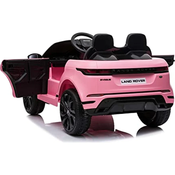 FINOOS Kinder Elektroauto Range Rover Evoque 12V Original Lizenz Kinderauto Kinderfahrzeug Elektroauto (Rosa) für Kinder von 1 bis 4 Jahren – Bild 3