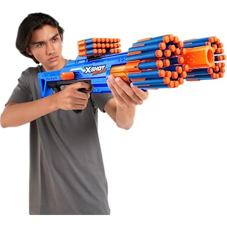 ZURU XShot Insanity Blaster Berzerko, leistungsstarker Blaster mit 27m Reichweite – Bild 2
