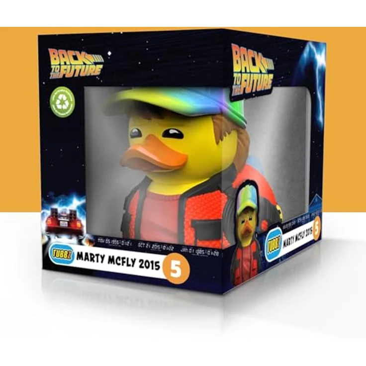 TUBBZ Box-Ausgabe 2015 Doc Brown Sammler-Vinyl-Gummientenfigur - Offizielles Zurück in die Zukunft Merchandise - Retro-Komödien-Action-Filme 9cm groß – Bild 5