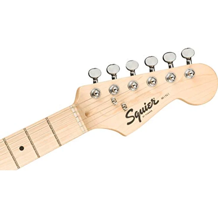 Fender Squier Mini Jazzmaster HH, Kindergitarre in Daphne Blue mit 22,75" Mensur, C-Hals und Humbucker-Tonabnehmer – Bild 7