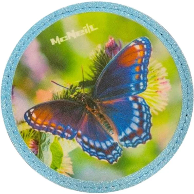 McNeill McAddys Schulranzen-Anhänger Cute Animals, Motivmagnet Schmetterling zur individuellen Gestaltung – Bild 1