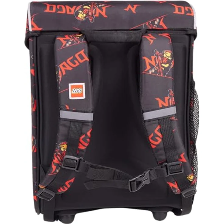SKANDO BAGS Lego NINJAGO Schulranzen-Set - 6-teiliges Komplettpaket, Rot – Bild 3
