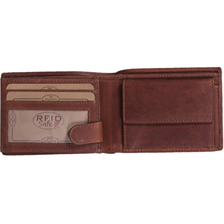 The Chesterfield Brand Leder Portemonnaie Cognac Marvin RFID Safe – Bild 5