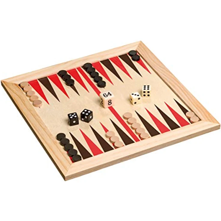 Philos 3099 - Holz-Spielesammlung, klein, mit 10 Spielmöglichkeiten – Bild 5