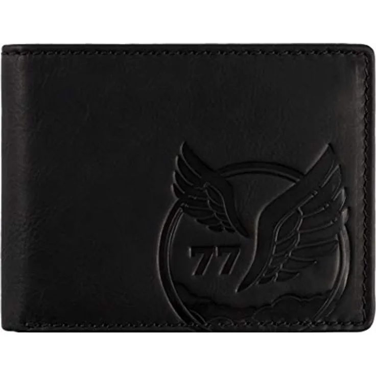 camel active Nepal Herren Geldbörse RFID Klein Querformat Leder Schwarz