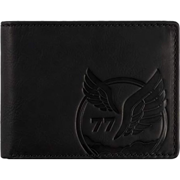camel active Nepal Herren Geldbörse RFID Klein Querformat Leder Schwarz – Bild 1