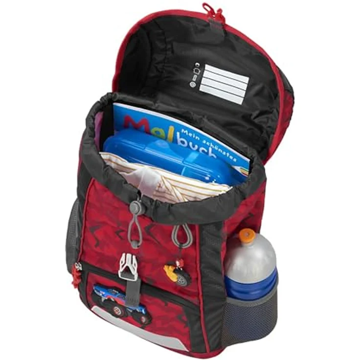 Step by Step KID, 3-teiliges Kindergartenrucksack-Set, ergonomisch, Mehrfarbig mit MAGIC MAGS Applikationen und gepolstertem Sitzkissen – Bild 4