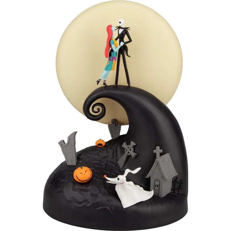 Paladone Nightmare Before Christmas Diorama-Leuchte, 30cm LED mit drei Lichtmodi, Jack & Sally