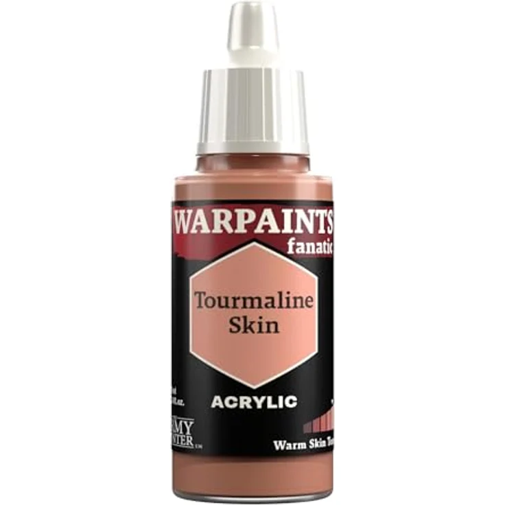 The Army Painter Warpaints Fanatic Turmalin Skin, Hochwertige Acrylfarbe in Rotbraun für Miniaturmalerei und Wargaming – Bild 1