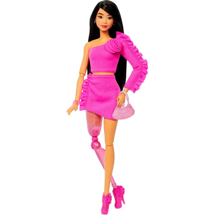 Barbie Anziehpuppe Barbie Deluxe Style - Rose, Glamouröse Kollektion mit hochwertigen Accessoires und auffälligen Stoffen