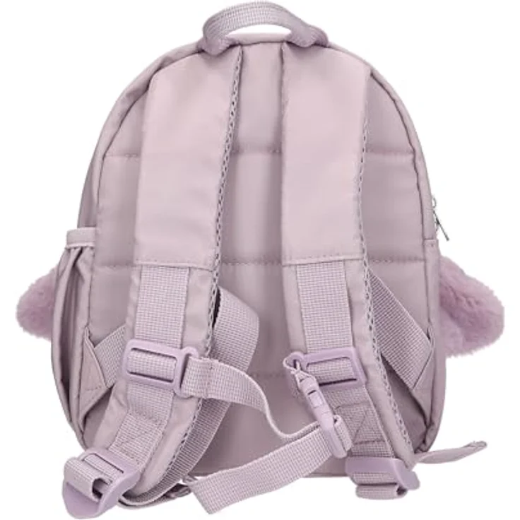 Depesche 13159 Princess Mimi Penguin Rucksack in Flieder, mit Pinguin Motiv, Plüschfell, verstellbaren Trägern und geräumigem Hauptfach – Bild 4