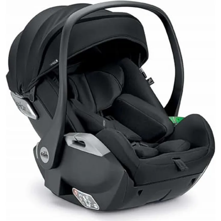 CAM Relax I-Size Auto-Babyschale, mit I-Size Sicherheitstechnologie, verstellbarer Rückenlehne, kompatibel mit Dinamico Smart und Fluido Easy Kinderwagen-Gestellen, grau