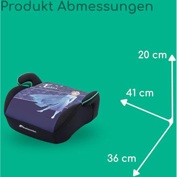 Bebeconfort Manga i-Safe Sitzerhöhung, Disney Frozen für Kinder 6-12 Jahre, fahrzeuggurtbefestigt, Maschinenwaschbarer Bezug, leichtes Design – Bild 8