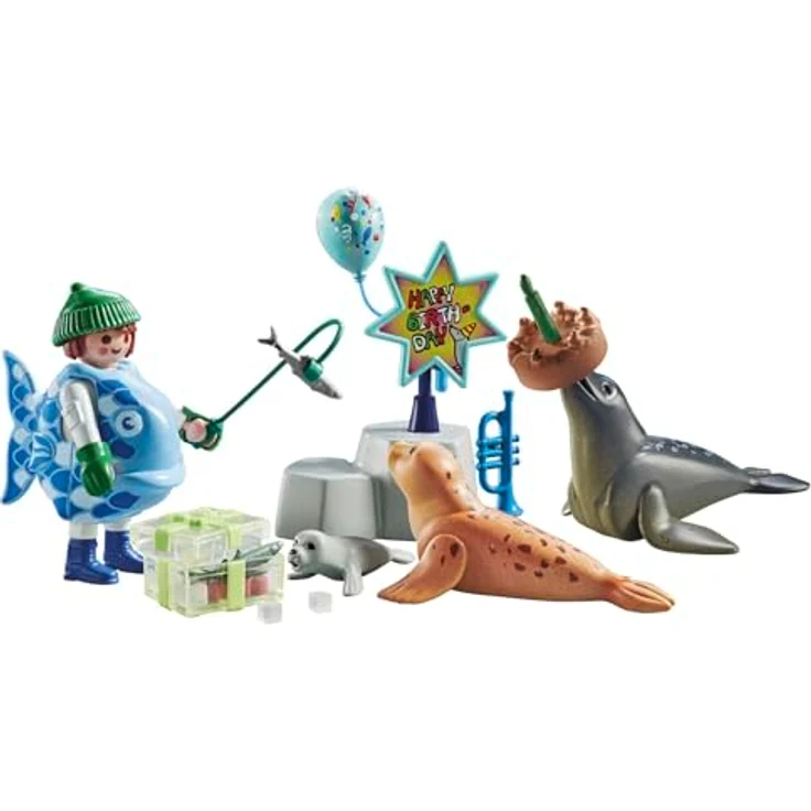 Playmobil® Konstruktions-Spielset Tierfütterung (71448), My Life, (39 St) – Bild 8