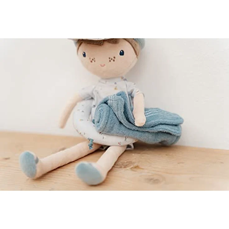 Little Dutch 4552 Stoffpuppe Kuschelpuppe Jim mit Zubehör (35 cm) – Bild 4