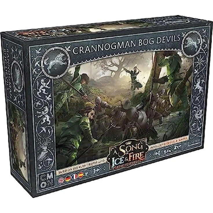 CMON A Song of Ice & Fire - Crannogmen Bog Devils, Erweiterung für Tabletop-Spiel mit 12 Miniaturen und Sonderregelkarten – Bild 1