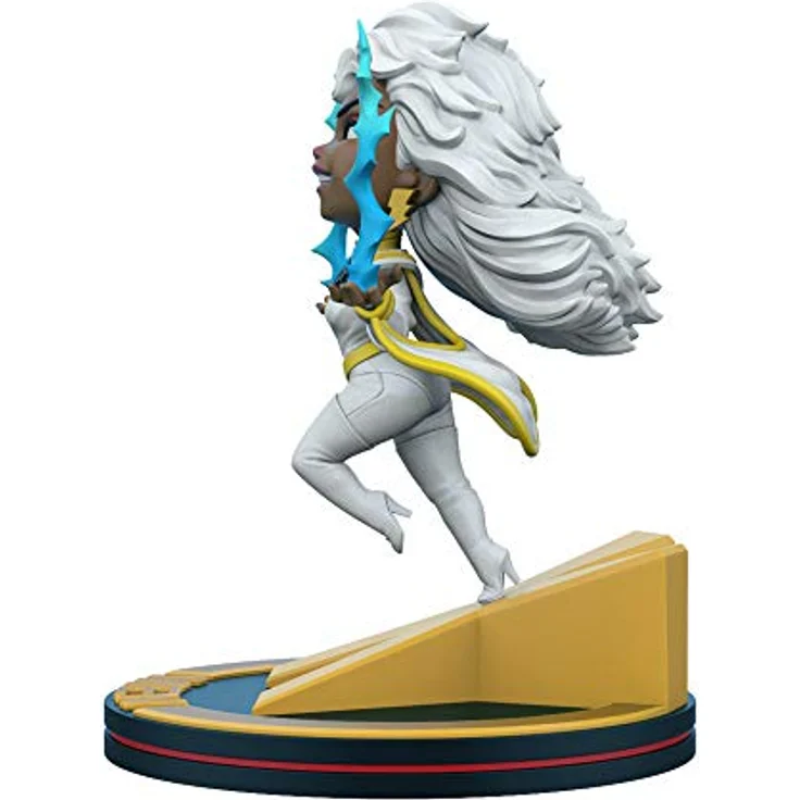Quantum Mechanix X-Men Storm Q-Fig Diorama Figur, detailreiche Sammelfigur aus PVC, 10 cm, mehrfarbig – Bild 7